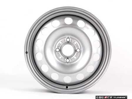 ES#64904 - 36116768497 - Steel Wheel - Silver - Priced Each - 15 x 5.5 , Et45, 4x100 bolt pattern. Also know as steelies. - Genuine MINI - MINI