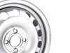 ES#64904 - 36116768497 - Steel Wheel - Silver - Priced Each - 15 x 5.5 , Et45, 4x100 bolt pattern. Also know as steelies. - Genuine MINI - MINI
