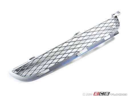 ES#74598 - 51117130457 - Titanium Grille - Left - Located in the upper portion of the front bumper - Genuine BMW - BMW