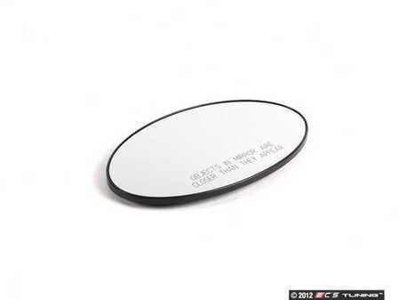 ES#83235 - 51167058070 - Mirror Glass Convex Heated - Passenger Side ( Right ) - Replace your broken or non working heated mirror glass - Genuine MINI - MINI
