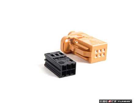 ES#3015716 - 8W0971636A - 6-Pin Connector Housing - Priced Each - Does not include terminals or wiring - Genuine Volkswagen Audi - Audi