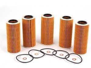 ES#1892707 - 11427788460 - Oil Filter, Pack Of 5 - Stock Up And SAVE! - Genuine oil filter for your Turbo Diesel BMW - Genuine BMW - BMW