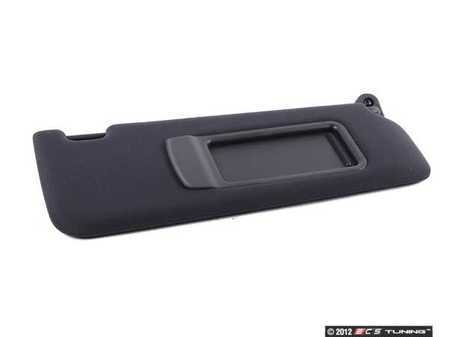 ES#2216471 - 51167960064 - E92 European Sun Visor - Anthracite - Clean design with no airbag warning - Genuine European BMW - BMW