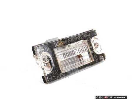 ES#4285 - 8D0943021 -  License Plate Light Assembly - Priced Each - (NO LONGER AVAILABLE) - Fits the left and right side - Genuine Volkswagen Audi - 