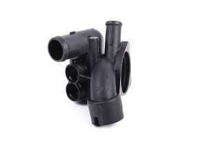 ES#4196 - 022121117C - Thermostat Housing - Common point of failure or leaking for the cooling system - Genuine Volkswagen Audi - Audi Volkswagen
