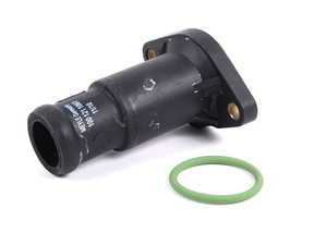 ES#3587 - 027121145B - Cylinder Head Cooling Flange - Located near the distributor on the side of the head, includes O-Ring - Meyle - Volkswagen