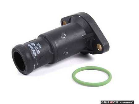 ES#3587 - 027121145B - Cylinder Head Cooling Flange - Located near the distributor on the side of the head, includes O-Ring - Meyle - Volkswagen