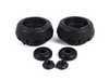ES#5121 - 357412331A-KIT - Upper Strut Mount - Kit - A common source of noise in the front suspension, Includes 2 of each: Strut Bearing, Strut Mount and Securing Nut - Assembled By ECS - Volkswagen