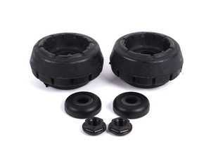 ES#5121 - 357412331A-KIT - Upper Strut Mount - Kit - A common source of noise in the front suspension, Includes 2 of each: Strut Bearing, Strut Mount and Securing Nut - Assembled By ECS - Volkswagen