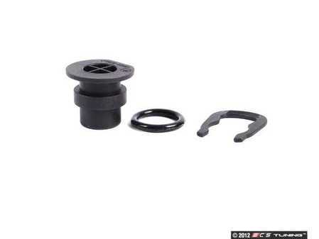 ES#2535191 - 357121140 - Coolant Flange Plug Kit - Priced Each - Includes the plug, o-ring and securing clip - URO - Audi Volkswagen