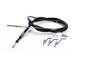 ES#62042 - 34401166234 - E39 Parking Brake Cable - Left - Includes cable, nuts, and cable brackets - Genuine BMW - BMW