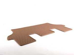 ES#1828009 - Q6680702 - All Weather Rubber Floor Mats - Third Row Seats - Beige - Genuine Mercedes Benz - Mercedes Benz