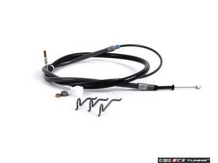 ES#62043 - 34401166237 - E39 Parking Brake Cable - Right - Includes cable, nuts, and cable brackets - Genuine BMW - BMW
