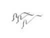 ES#62043 - 34401166237 - E39 Parking Brake Cable - Right - Includes cable, nuts, and cable brackets - Genuine BMW - BMW