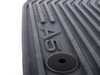 ES#463195 - 8T1061221528 - All Weather Floor Mats - Front, Grey - (NO LONGER AVAILABLE) - Durable grey rubber mat with A5 logo - Genuine Volkswagen Audi - 