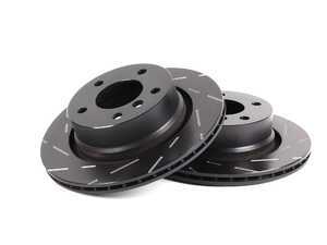 ES#522859 - USR7196 - Rear Ultimax Sport Rotor Kit - Pair (294x19) - Upgrade to a slotted rotor for improved braking - EBC - BMW