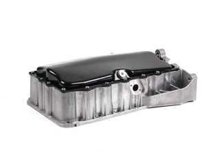 ES#2715347 - 06A103601AP - Hybrid Oil Pan - For cars without oil level sensors, no turbo return line or pickup included. This is a replacement pan for cars with factory hybrid oil pans - Genuine Volkswagen Audi - Volkswagen