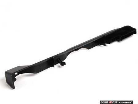 ES#142956 - 52108226432 - Seat Rail Trim - Right - Schwarz/Black. Located on the right side of the passenger seat rail  - Genuine BMW - BMW