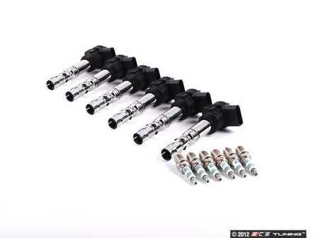 ES#2538699 - 5304KT - Ignition Service Kit - Includes six genuine coil packs and Denso spark plugs to service your ignition - Assembled By ECS - Audi