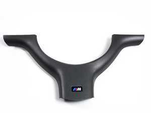 ES#54046 - 32347833354 - ///M Steering Wheel Trim - Titan-shadow. Located on the lower portion of the steering wheel - Genuine BMW - BMW
