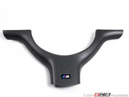 ES#54046 - 32347833354 - ///M Steering Wheel Trim - Titan-shadow. Located on the lower portion of the steering wheel - Genuine BMW - BMW