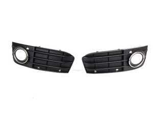 ES#2497441 - 3231GRLN11186 - Lower Fog Light Grille Set - With Chrome Fog Light Trim Rings - (NO LONGER AVAILABLE) - Grille set with chrome fog trim to upgrade your all black grilles - Bremmen Parts - 