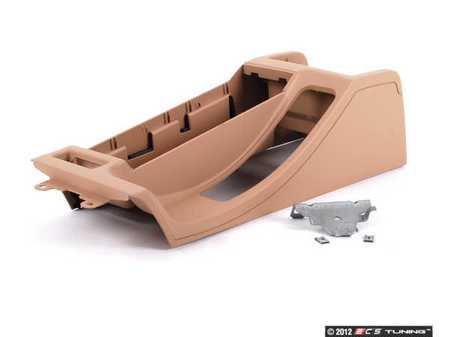 ES#2526396 - 51168234155KT -  Armrest Delete Kit - Beige - Eliminate your armrest - "short" style center console - Genuine BMW - BMW