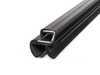 ES#93925 - 51328402555 - E53 Window Channel Trim - Front Left - Black door trim that mounts just under the window - Genuine BMW - BMW
