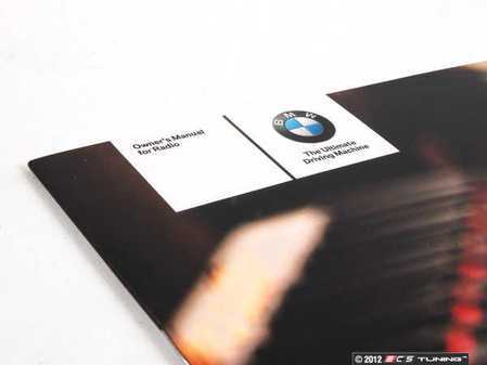 ES#12804 - 01410012341 - Professional CD Radio Operating Instructions - Get the most out of your radio - Genuine BMW - BMW