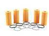 ES#514110 - 06E115562A - Oil Filter Kit - Pack Of 5 - Stock up for future maintenance and save! - Mann - Audi