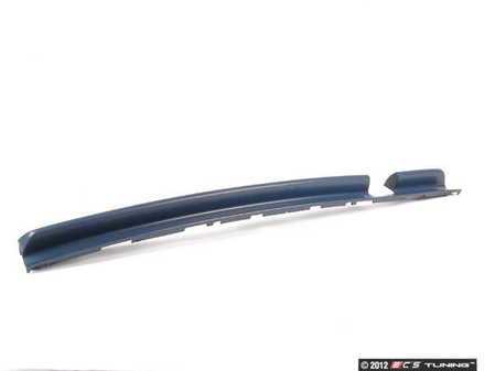 ES#75963 - 51122269489 - Rear Diffuser - Inserted into the bottom portion of the rear bumper - Genuine BMW - BMW