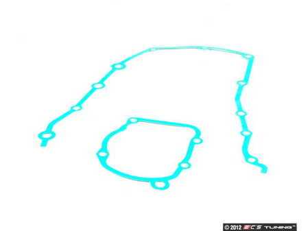 ES#19302 - 11141721802 - Lower Timing Chain Gasket Set - Seals lower timing cover to the engine block - Genuine BMW - BMW