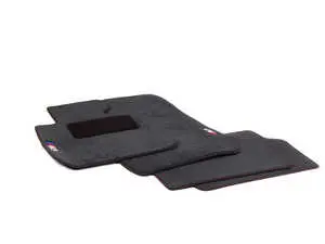 ///M3 Carpeted Floor Mat Set - Black