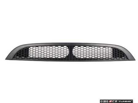 ES#76994 - 51130140259 - Upper Grille Full Section - Black Aero  - (NO LONGER AVAILABLE) - Replace your factory grille or upgrade for the mesh look - Genuine MINI - 