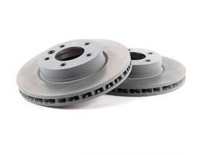 ES#2515728 - 95535140141KT - Front Brake Rotors - Pair 12.9" (330mm) - Directional front axle fitment - Both left and right - Genuine Porsche - Porsche