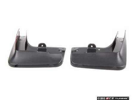 ES#196348 - 82160148711 - Front Mud Flap Set - With Hardware - (NO LONGER AVAILABLE) - Keep your paint protected from damaging debris thrown off by your tires. - Genuine BMW - 