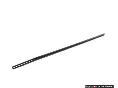 ES#93709 - 51327890453 - Gloss Shadowline Trim - Left - Located on the outside of the front door running perpendicular to the "B" pillar - Genuine BMW - BMW