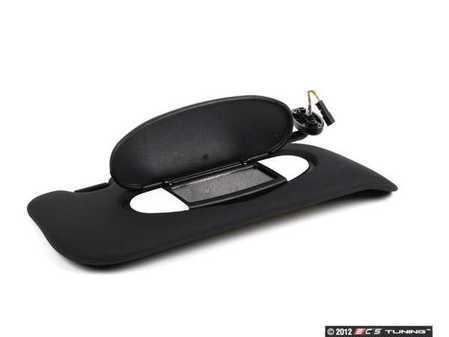 ES#2703751 - 51167361848 - Sun Visor / Mirror Illuminated Right - Carbon Black - Replace your broken or missing visor. - Genuine MINI - MINI