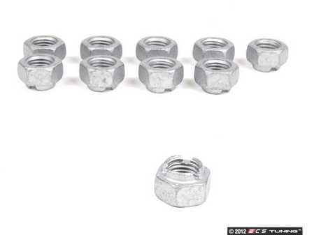 ES#2536053 - 26127536563KT - Self-Locking Hex Nut - Pack Of 10 - Attaches universal flex disc to driveshaft - Genuine BMW - BMW