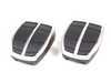 ES#63250 - 35000410099 - BMW Performance Pedal Set - Aluminum - (NO LONGER AVAILABLE) - Brushed aluminum pedal set with rubber grips for the manual transmission - Genuine BMW M Performance - 