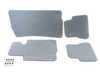 ES#122443 - 51477007314 - Carpeted Floor Mat Set - Gray - Complete set of four without BMW heel pad - Genuine BMW - BMW