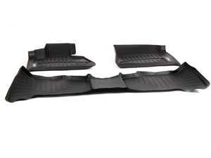 ES#2153844 - 82110419040 - All Weather Rubber Floor Mat Set - Black - Protect your carpet from whatever mother nature can dish out - Genuine BMW - BMW