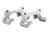 ES#8708 - 1K0698000 - Front Big Brake Kit - Cross Drilled & Slotted GEOMET Rotors (312x25) - Upgrade from 288mm to 312mm rotors. Reuses factory calipers, pads, and hardware! - Assembled By ECS - Volkswagen