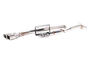 ES#2532565 - 49-36401 - 2.5" Cat-Back Exhaust - Stainless steel exhaust with dual polished stainless tips - AFE - Volkswagen