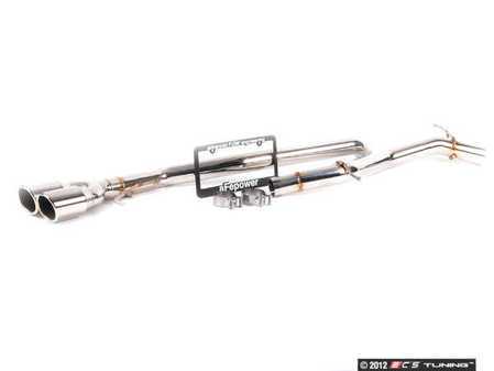 ES#2532565 - 49-36401 - 2.5" Cat-Back Exhaust - Stainless steel exhaust with dual polished stainless tips - AFE - Volkswagen