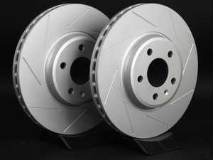 ES#2189929 - 8K0301ASLGMTLRA -  Front Slotted Brake Rotors - Pair (320x30) - (NO LONGER AVAILABLE) - Featuring GEOMET protective coating. - ECS - 
