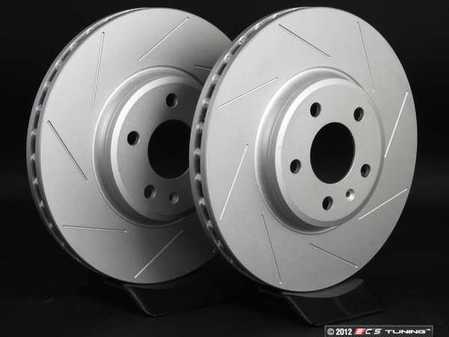 ES#2189929 - 8K0301ASLGMTLRA -  Front Slotted Brake Rotors - Pair (320x30) - (NO LONGER AVAILABLE) - Featuring GEOMET protective coating. - ECS - 