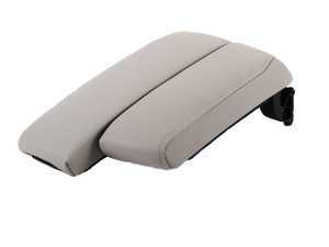 ES#88112 - 51169134493 - Split Center Armrest - Jade Gray Dakota Leather - Featuring a sliding driver's side armrest - Genuine BMW - BMW