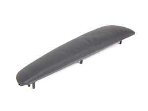 ES#102337 - 51418238614 - Front Right Door Panel Armrest Insert - Black Montana leather - Genuine BMW - BMW