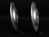 ES#2189935 - 8K0601BXSGMTLRA -  Rear Cross Drilled & Slotted Brake Rotors - Pair (300x12) - (NO LONGER AVAILABLE) - Featuring GEOMET protective coating. - ECS - Audi